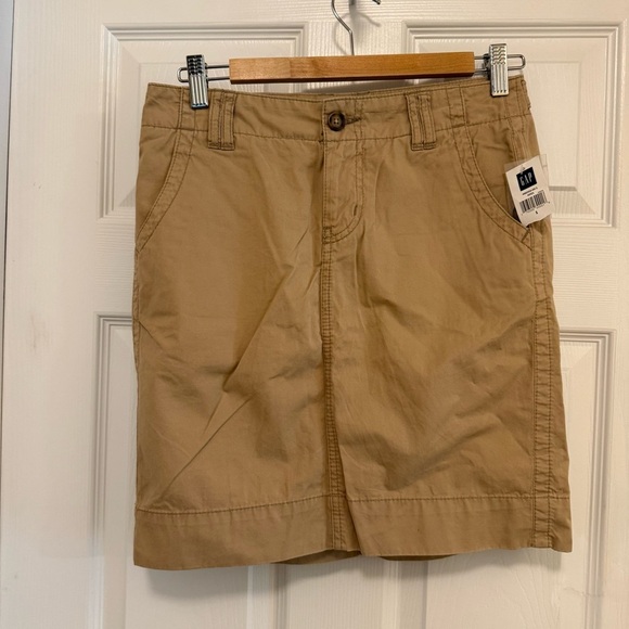 NWT Gap Khaki Utility Skirt - Picture 1 of 4